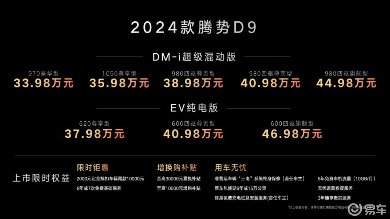 不背刺老车主 MPV销冠再进阶2024款腾势D9更完美！